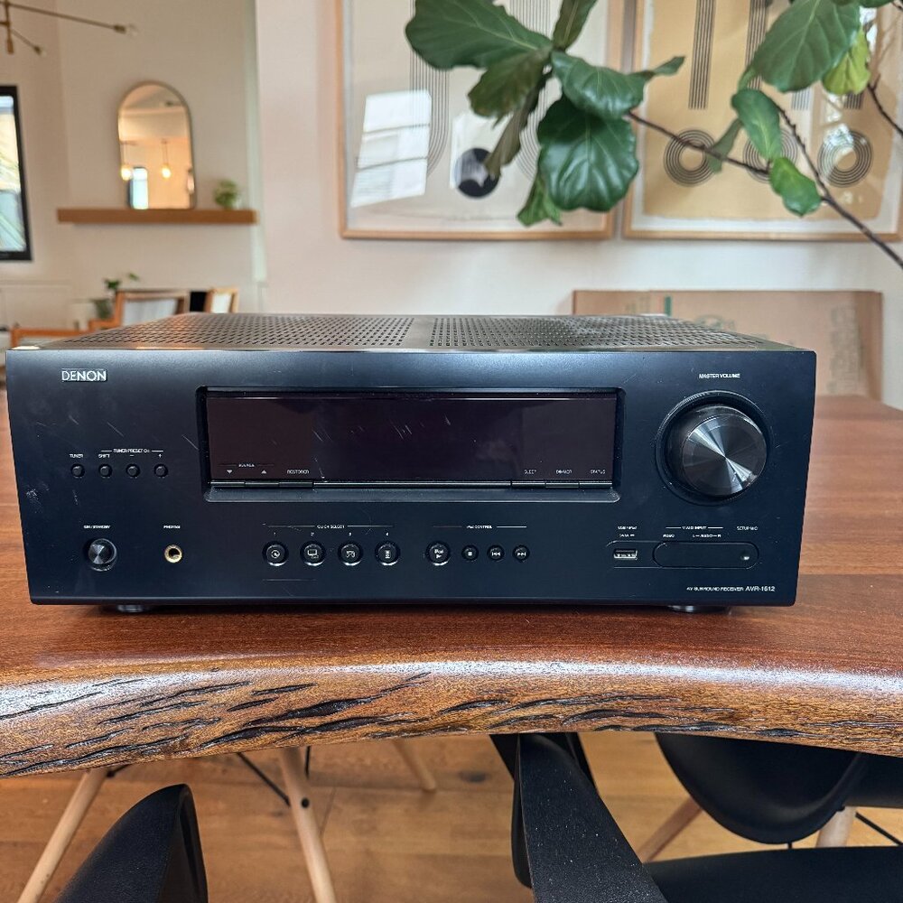 DENON SURROUND SOUND RECEIVER / AMPLIFIER model number AVR-1612